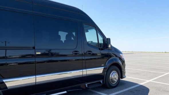 fort worth wedding sprinter van rental