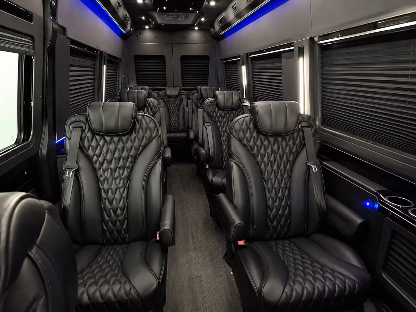 shreveport 10 passenger sprinter van inside