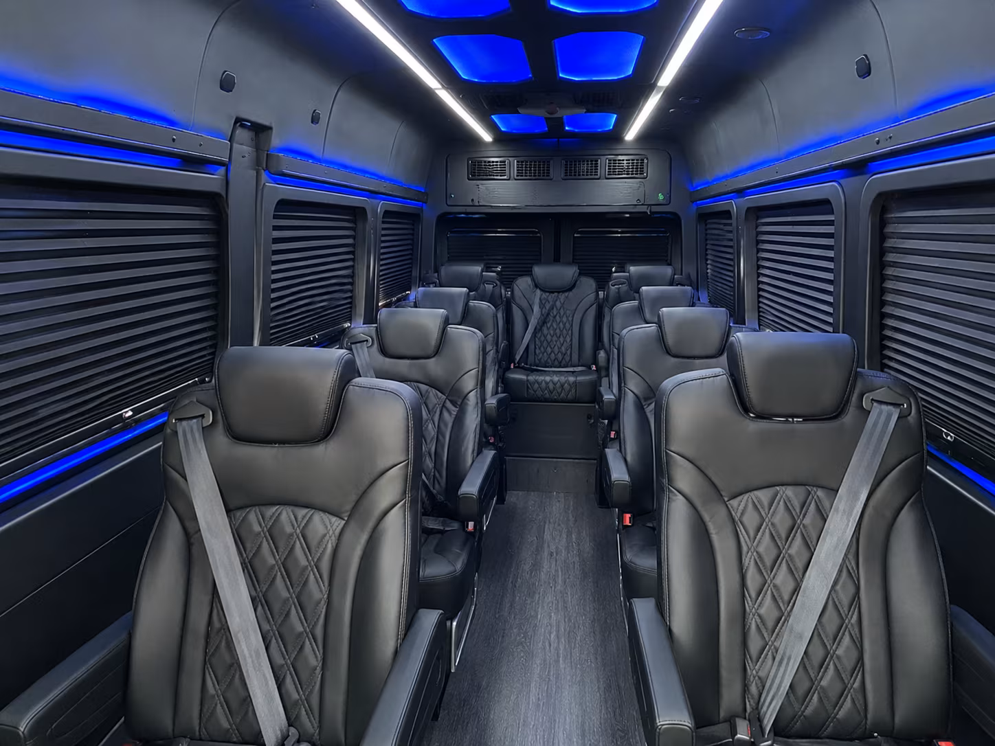 shreveport 12 passenger sprinter van inside