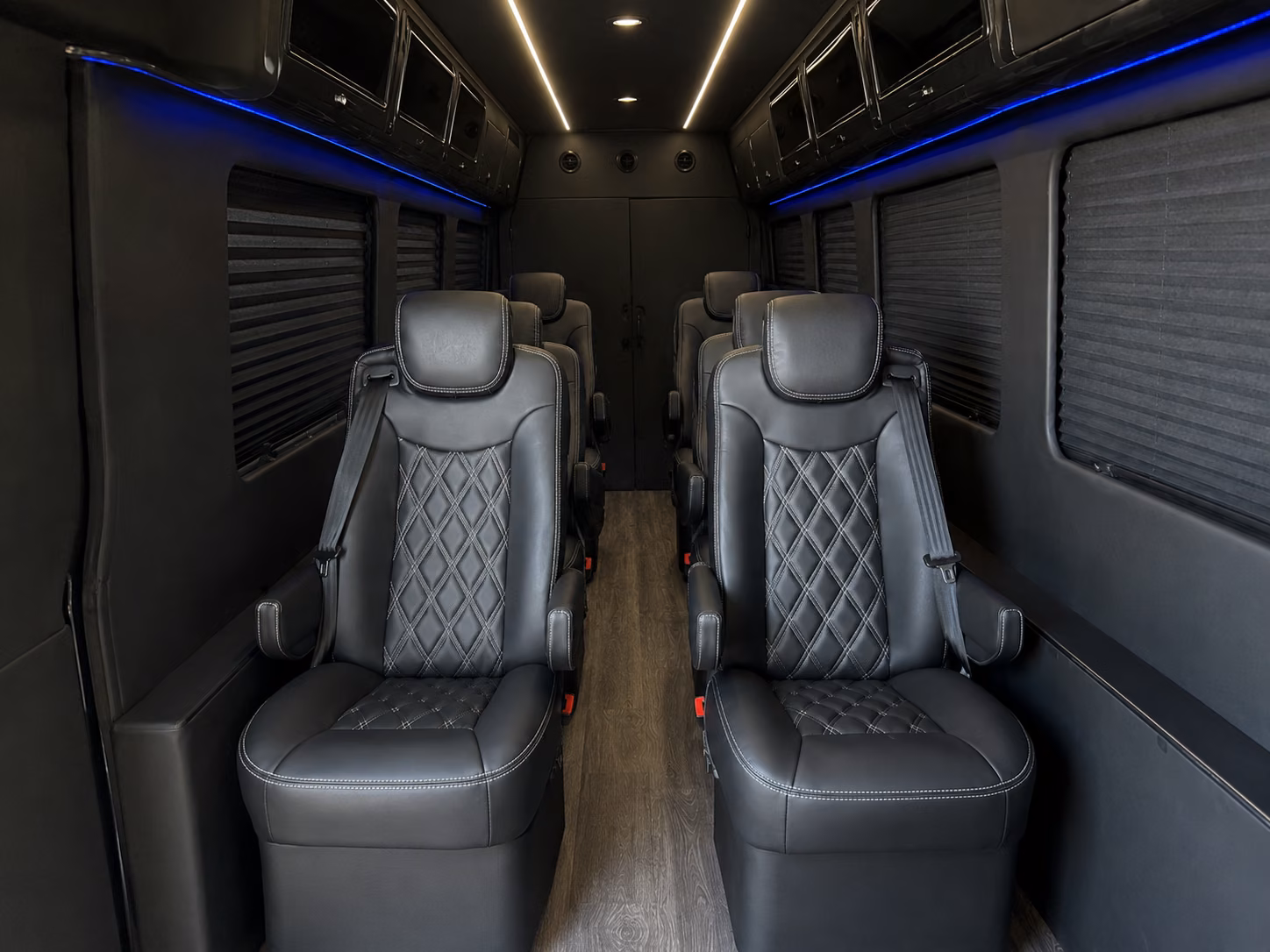 shreveport 15 passenger sprinter van inside