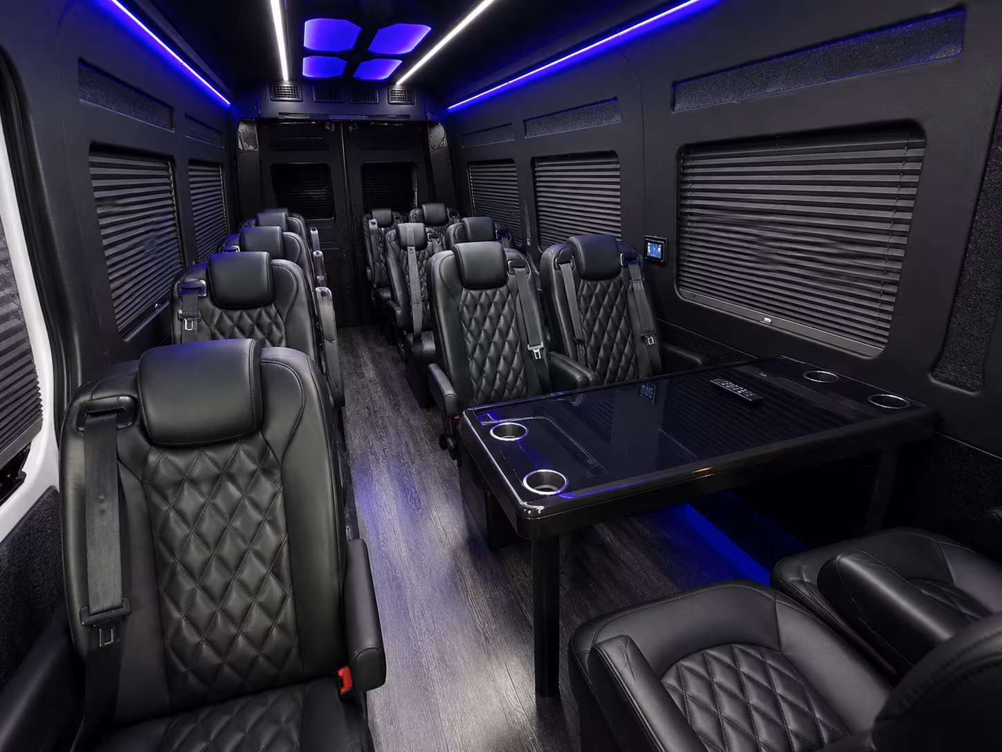 shreveport 8 passenger sprinter van interior