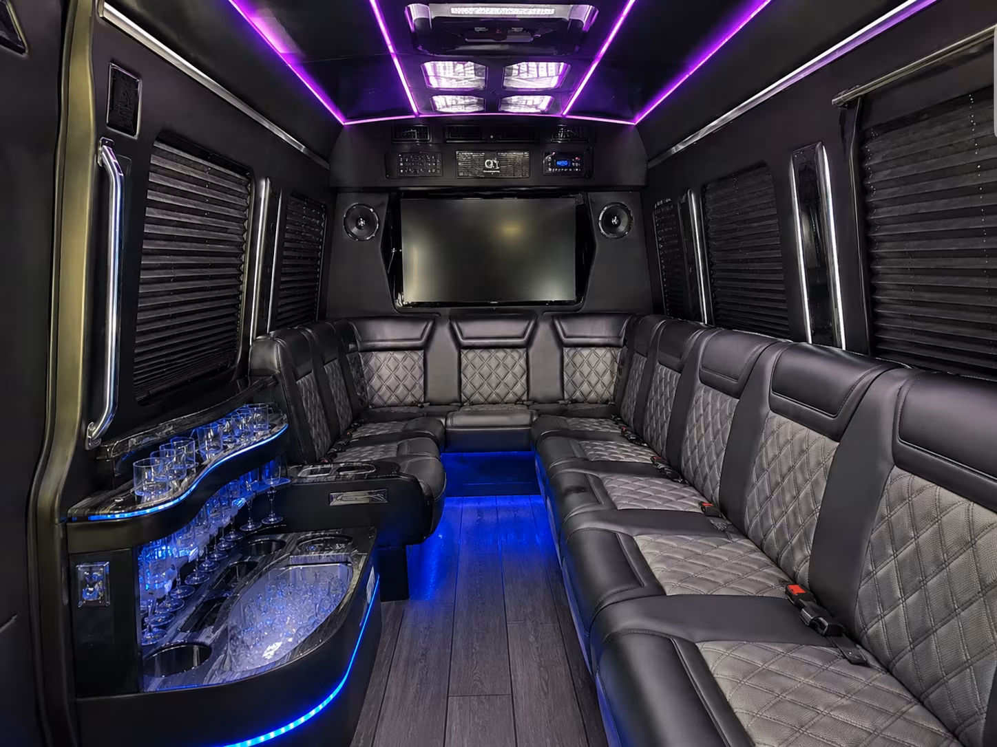 shreveport sprinter limousine inside