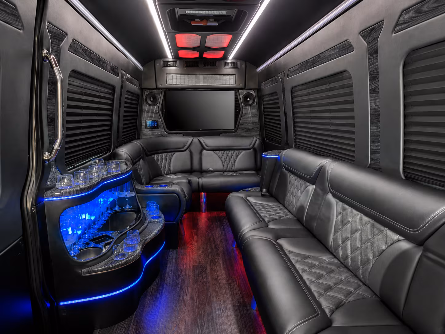 shreveport sprinter limousine interior